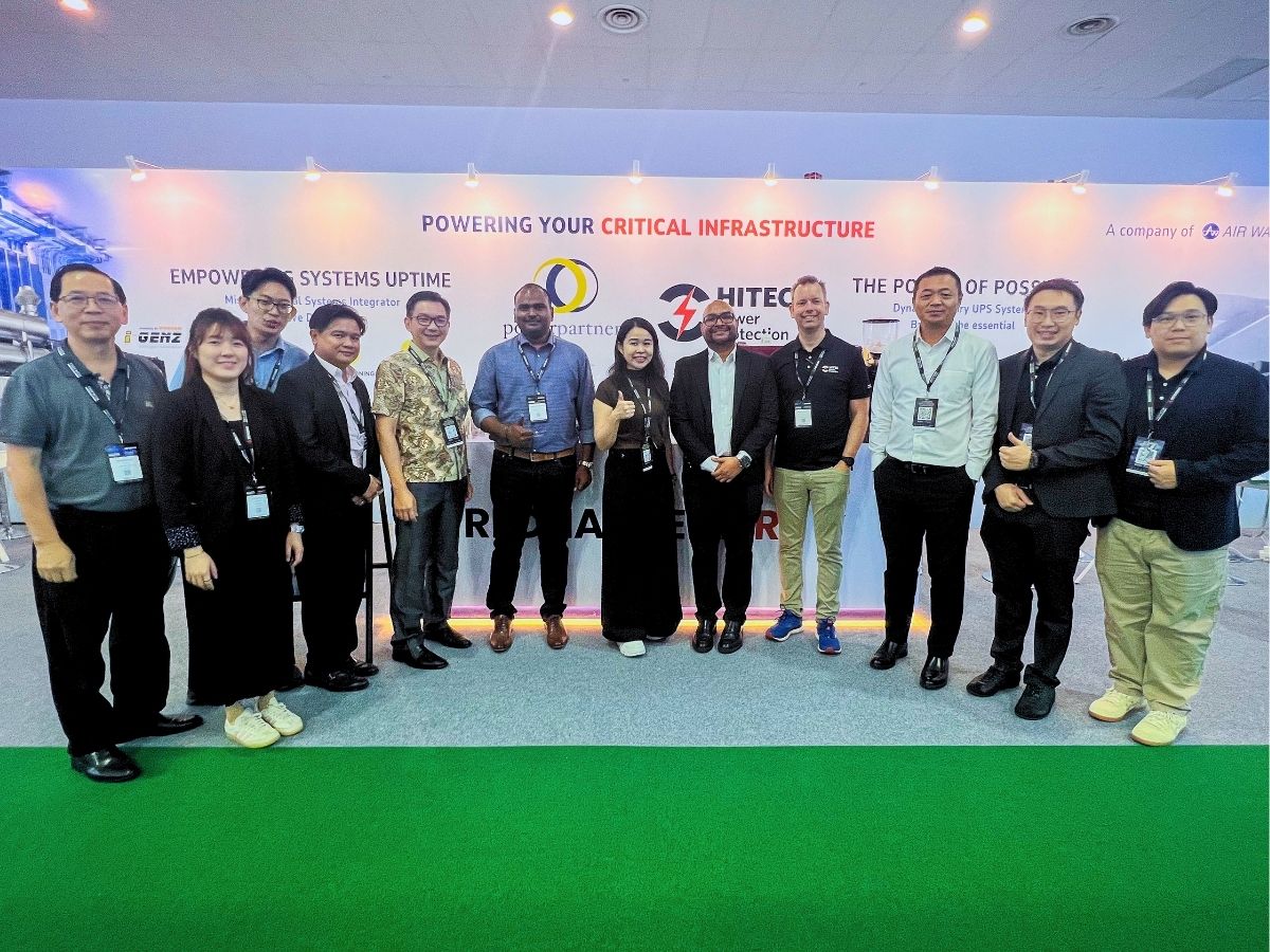 Power Partners Group and HITEC Power Protection teams together at Data Centre World Asia 2026